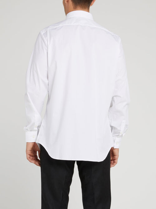 Рубашка с длинными рукавами и принтом 