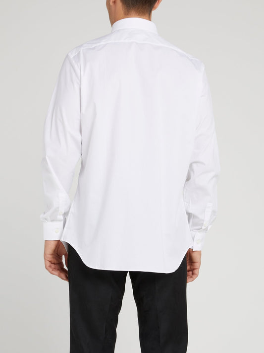 Рубашка с длинными рукавами и принтом "флора и фауна"