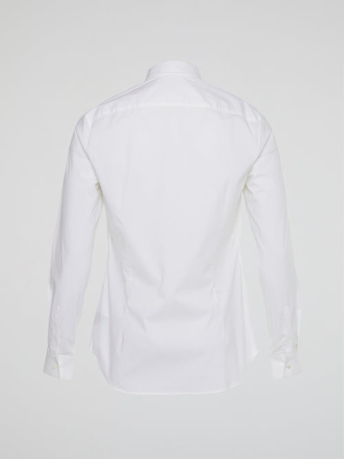 White Embroidered Shirt