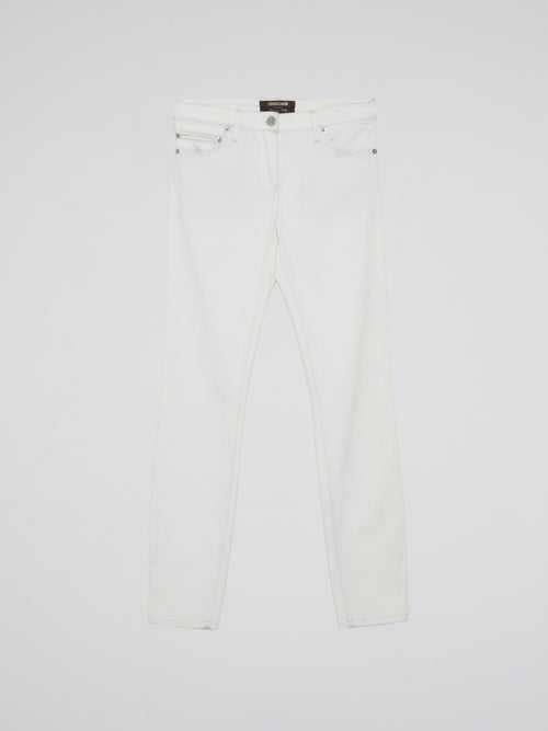 White Slim Fit Jeans