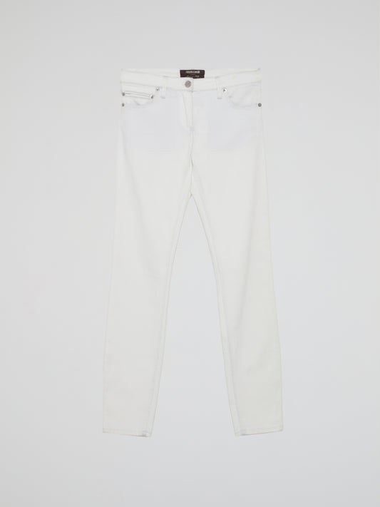 White Slim Fit Jeans